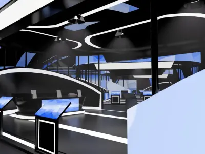 Virtual Stage 3d Model 3D model