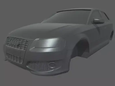 Audi A3 S3 2006 3D print model