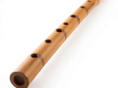Traditional Bamboo Flute Model Pack Low-poly 3D model