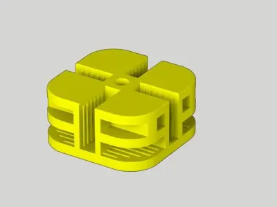 Wire Cube Connectors Closet Organisers Free 3D print model