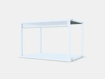 PLATSA Open shelving unit 4 Low-poly 3D model