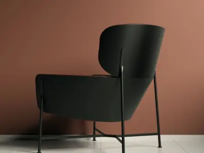 SP01 Caristo Armchair Low Back 3D model