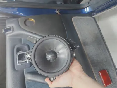 Toyota Crown JZS133 Rear 13 cm Speaker Mount 3D Model 3D print model