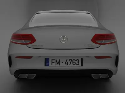 Mercedes-Benz S-Class AMG Sports C217 coupe HQ 2017 3D model 3D model