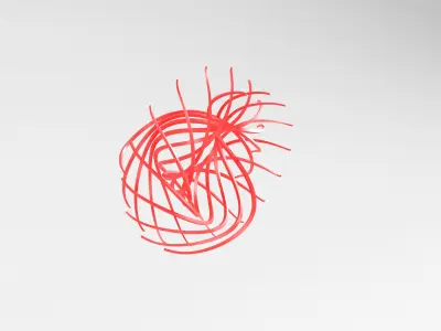 Abstract Shape v2 003 Low-poly 3D model