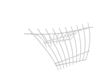 bohemian gate 03 3D model Low-poly 3D model