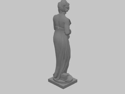 Virgin Venus Nude Bust Female Sculpture Figure 3D print model