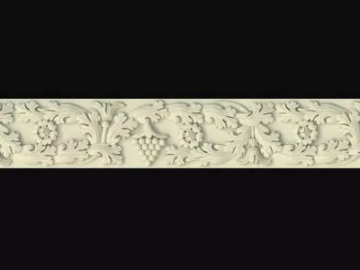 Decor for furniture 3D model 18