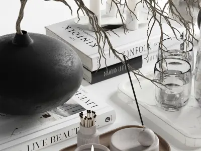 Decorative Set 21 3D model purchase