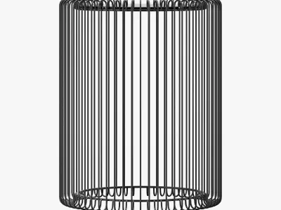 Kare wire coffee table black 3D model