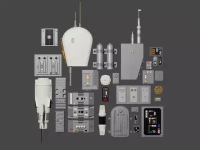 Star Wars Panels Pack 02 3D model