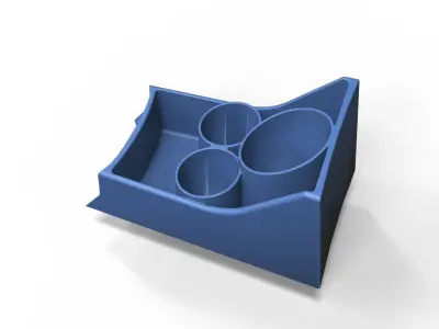 Center console cup holder Hyundai IONIQ 5 3D print model