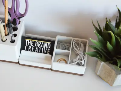 Modular Desk Organizer Free 3D print model