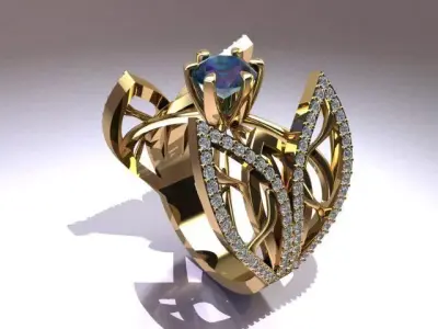 ring  jewelry  3D print model
