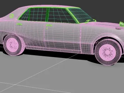 Nissan skyline gc110 3D model