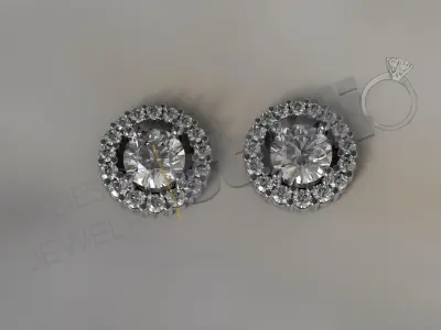Luxury fashion design earring 3d model 3D print model