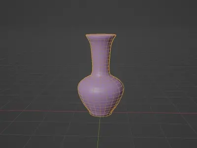 Old Brass Vase Free low-poly 3D model