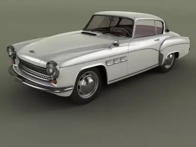 Wartburg Neumann 313 Coupe  3D model