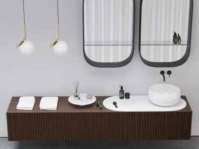 Ceramica Cielo DELFO Bathroom furniture  3D model