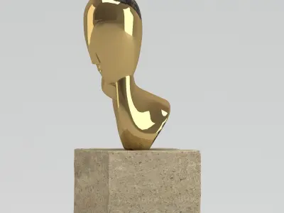 Constantin Brancusi Sculpture 3D model
