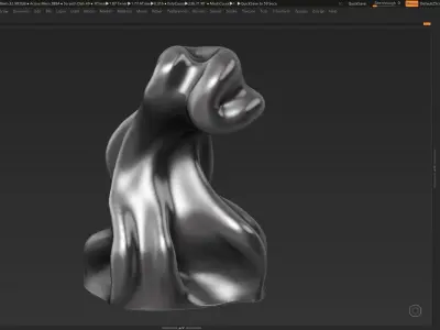 Modern Abstract Decorative sculpture 3d print model 37 3D print model