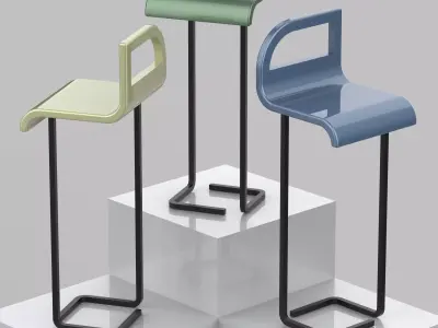 Bar Stool Free 3D model