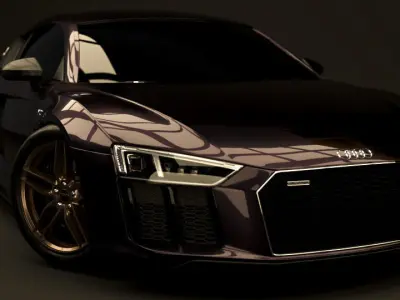 Audi R8 V10  3D model