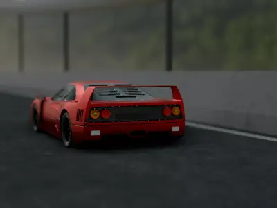 Ferrari F40 3D model