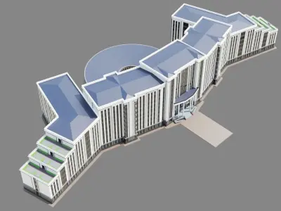 University Building ID050 3D model