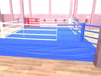 Boxing ring 3D model