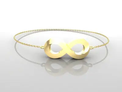 Bracelet B3 The luxury female bracelet 3D print model