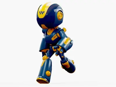 TOY BOT HUMOND Rigged for Unreal Engine - Unity - MIXAMO  3D model