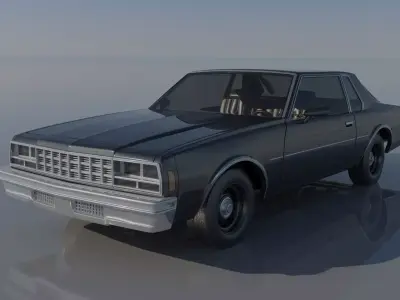 Chevrolet Impala Coupe 1977  3D print model