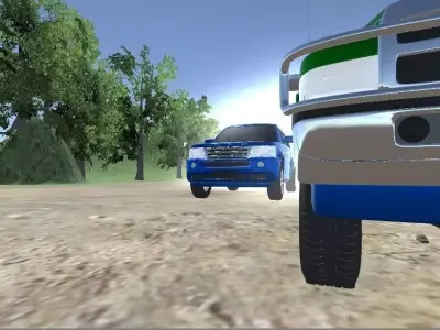 4X4 Offroad Trucks with Speedometer 3D model