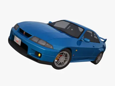 Nissan GTR- R33 3D model