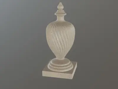 Decorative Stone Finial 3D print model