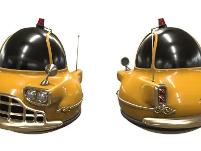 Stylized car 3d model Low-poly 3D model from CGTrader
