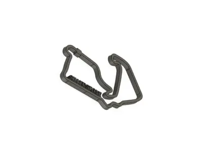 Silverstone F1 Racing Track 2025 3D print model