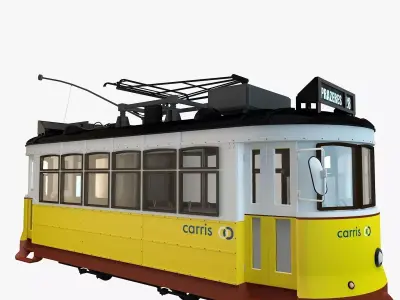 LISBON TRAM 3D model