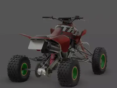 Striker 450  High-Speed Racing Bike 3D Model Low-poly 3D model