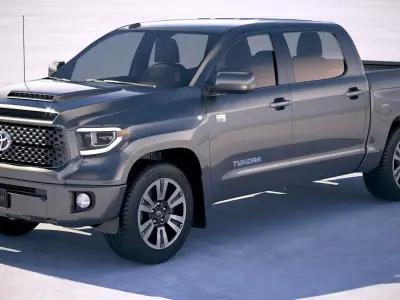 Toyota Tundra TRD 2018 3D model