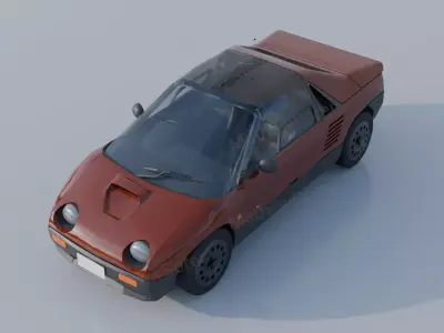 Mazda AZ-1 Shazam 3D model