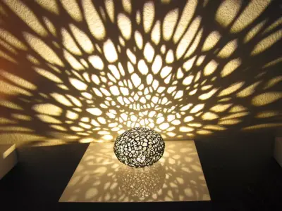 Voronoi Pearl Light Lamp No 1 3D print model