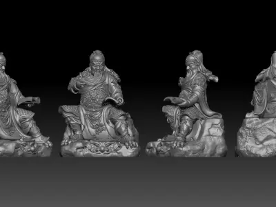 Guan Yu 3D print model