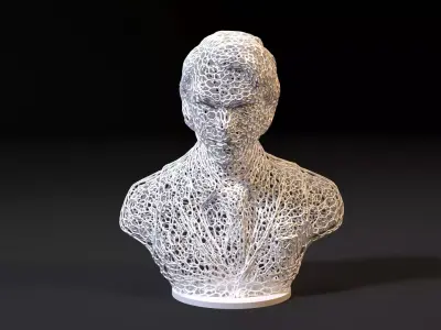 Joker bust 3D print model