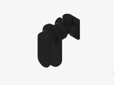 Wall Mixer Tap - Luxury - Chip Low-poly 3D model