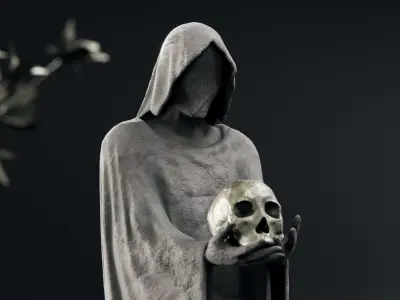 ancient statues 3D model