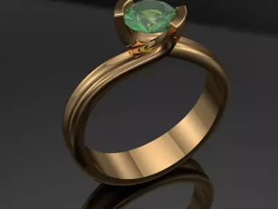 Engagement ring  3D model