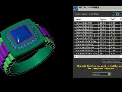 Rings 3D print model