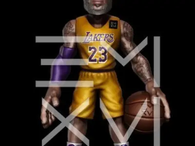 Lebron James 3D print model